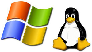 Logos de Windows y Linux